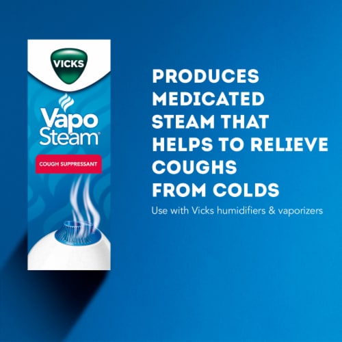 Vicks® VapoSteam® Cough Supressant Liquid Perspective: left