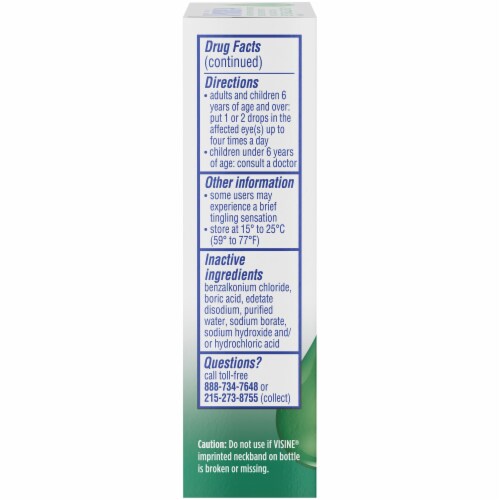 Visine-A Multi-Action Eye Allergy Relief Drops Perspective: left
