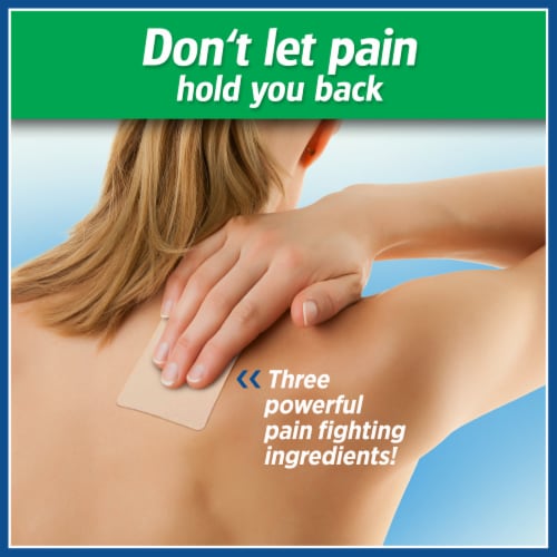 Salonpas® Pain Relieving Patches Perspective: left