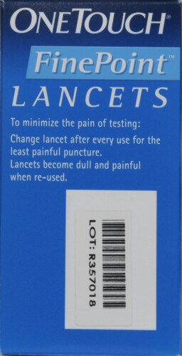 OneTouch FinePoint Lancets Perspective: left