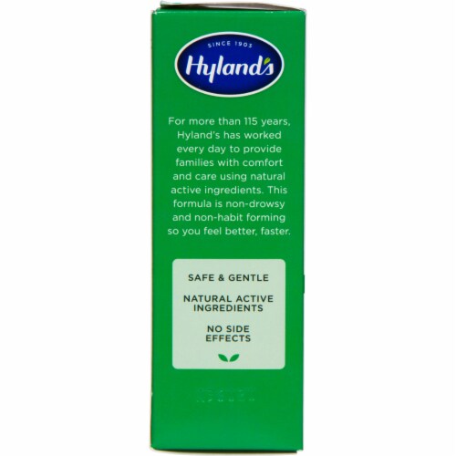 Hyland's Headache Relief Quick Dissolving Tablets Perspective: left