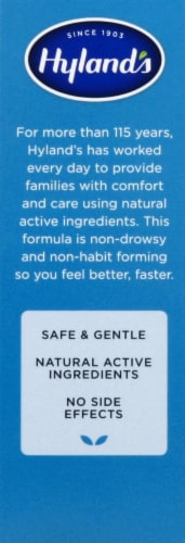 Hyland’s Backache Relief Quick-Dissolving Tablets Perspective: left
