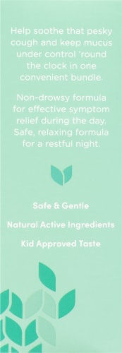 Hyland's Naturals™ Kids Cough & Mucus Grape Flavor Cold Medicine Perspective: left