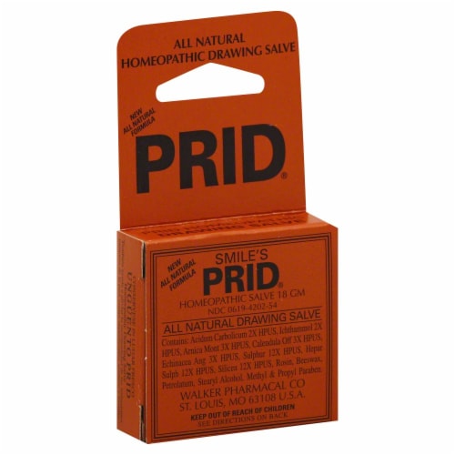Prid Homeopathic Drawing Salve Perspective: left