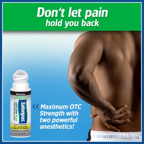 Salonpas® Lidocaine Plus Pain Relieving Liquid Perspective: left
