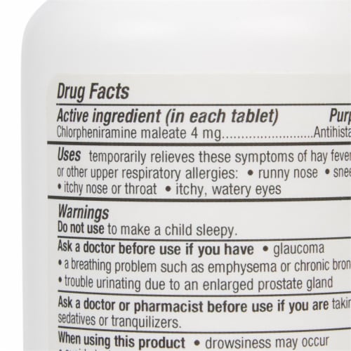Health Star Allergy Relief 4 mg Perspective: left