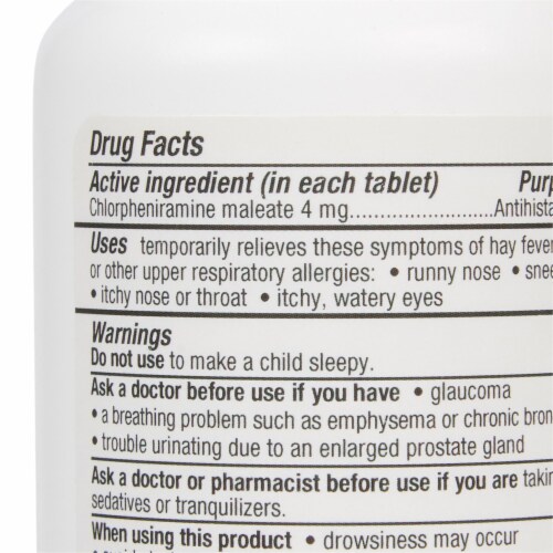 Health Star Allergy Relief 4 mg Perspective: left