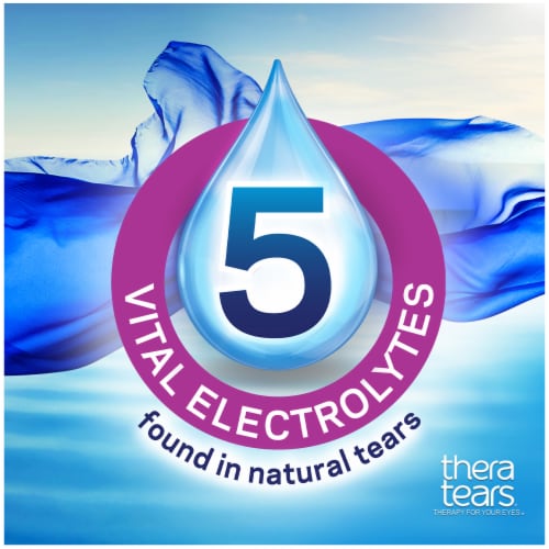 TheraTears Value Size Lubricant Dry Eye Drops Perspective: left