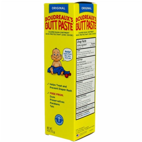 BOUDREAUX'S BUTT PASTE ORIGINAL 4 OZ Perspective: left