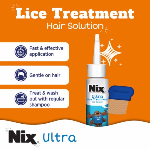 Nix Ultra Super Lice Removal For Hair And Home Lice Treatment Kit Perspective: left