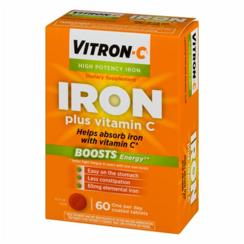 Vitron-C® Iron Supplement Perspective: left