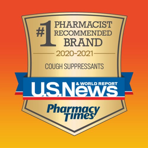 Delsym® 12 Hour Orange Flavor Cough Suppressant Liquid Perspective: left