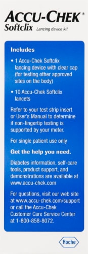 Accu-Chek Softclix Lancing Device Perspective: left