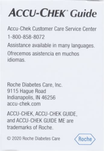 Accu-Chek® Guide Test Strips Perspective: left