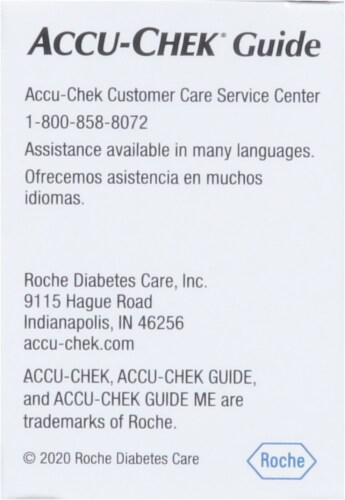Accu-Chek® Guide Test Strips Perspective: left