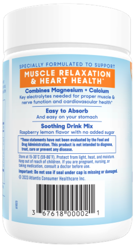 SlowMag® Muscle & Heart Powder With Magnesium + Calcium Perspective: left