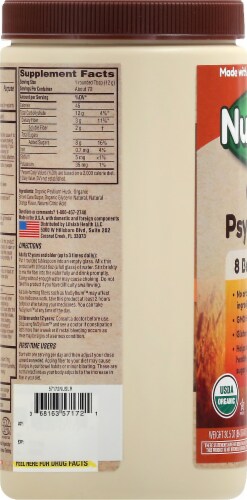 NuSyllium™ Natural Orange Flavor Organic Psyllium Fiber Perspective: left