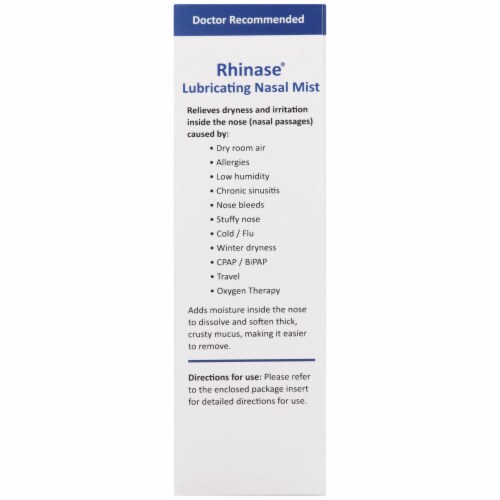Rhinase® Lubricating Nasal Mist Perspective: left