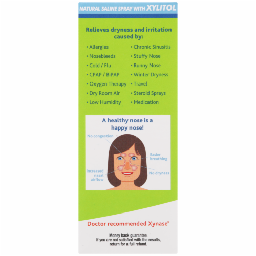 Xynase Nasal Spray with Xylitol Perspective: left