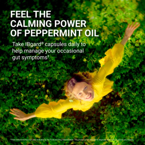 IBgard® Irritable Bowel Syndrome Management Capsules Perspective: left