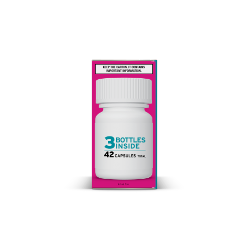 Prevacid® Lansoprazole Acid Reducer Capsules Perspective: left