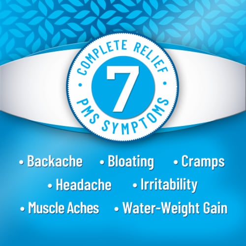 Pamprin® Multi-Symptom Relief Caplets Perspective: left