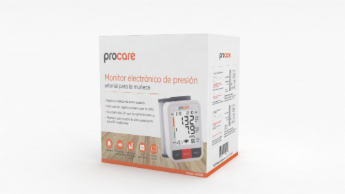 Procare Wrist Blood Pressure Monitor Perspective: left