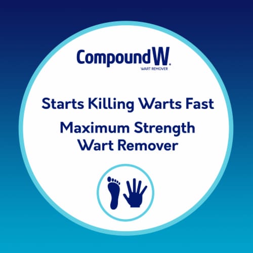 Compound W One Step Max Strength Wart Remover Pads Perspective: left
