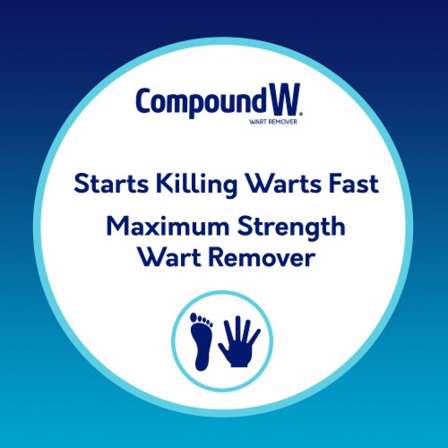 Compound W One Step Max Strength Wart Remover Pads Perspective: left