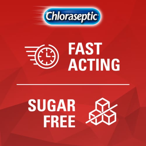 Chloraseptic Cherry Sore Throat Spray Perspective: left