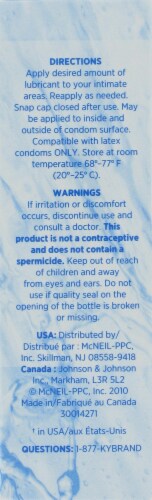 K.Y. Liquid Personal Lubricant Perspective: left