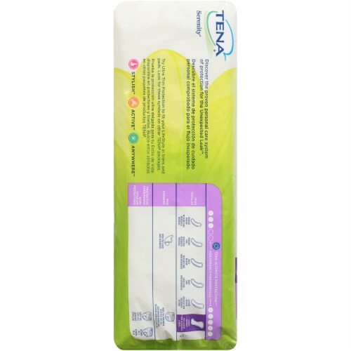 TENA Serenity Overnight Pads Perspective: left