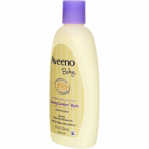 Aveeno® Baby Lavender & Vanilla Scented Calming Comfort Bath Wash Perspective: left