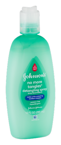 Johnson's Buddies Spray on Detangler Perspective: left