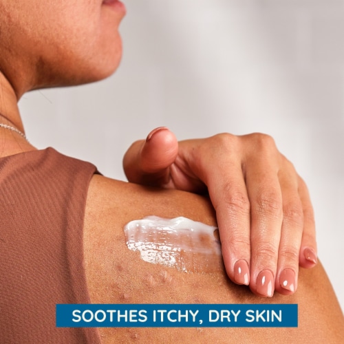 Aveeno Skin Relief Moisturizing Body Lotion Fragrance-Free for Very Dry Skin Perspective: left