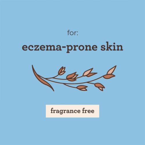 Aveeno Baby Eczema Therapy Moisturizing Cream With Oatmeal Perspective: left