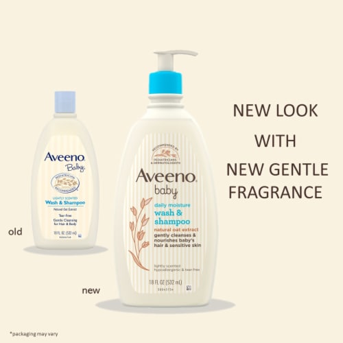 Aveeno Baby Wash & Shampoo Perspective: left