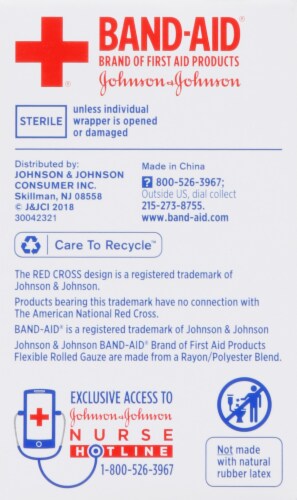 Band-Aid® Small Rolled Gauze Perspective: left
