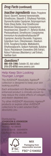 Aveeno Absolutely Ageless SPF 30 Daily Moisturizer Perspective: left
