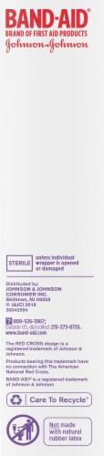 Band-Aid® Large All-in-One Adhesive Gauze Pads Perspective: left