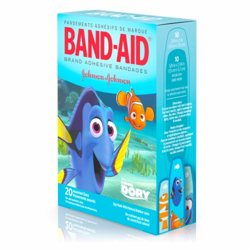 Band-Aid® Finding Dory Assorted Adhesive Bandages Perspective: left