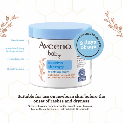 Aveeno Baby Eczema Therapy Nighttime Balm, 11 oz - Jay C Food Stores