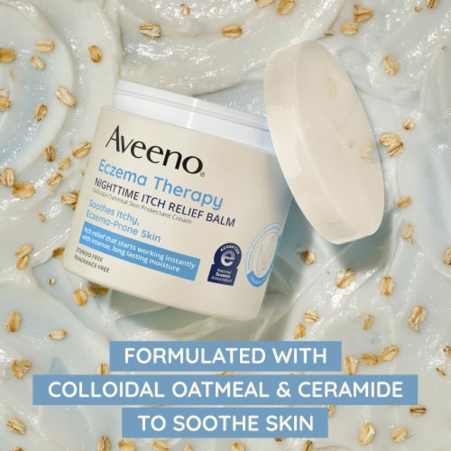 Aveeno Eczema Therapy Itch Relief Balm Perspective: left