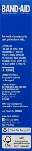 Band-Aid Skin-Flex Extra Large Adhesive Bandages 7 Count Perspective: left