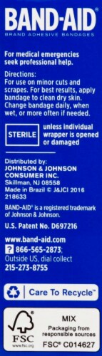 Band-Aid Skin-Flex Finger Adhesive Bandages 10 Count Perspective: left