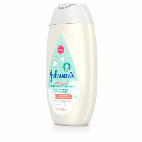 Johnson's® CottonTouch™ Newborn Baby Face & Body Lotion Perspective: left