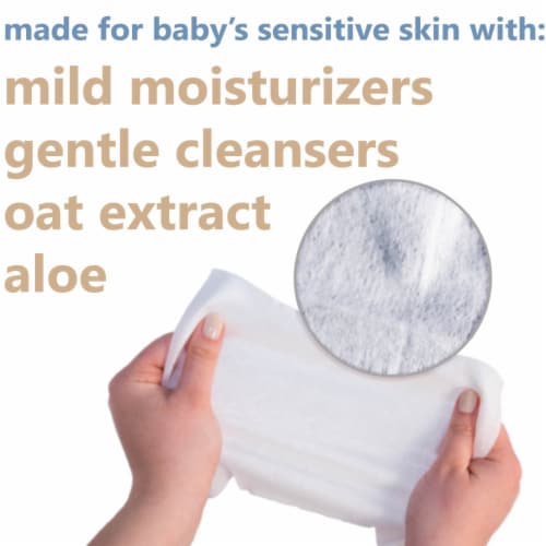 Aveeno hand & face baby sales wipes with oat extract 25 ea