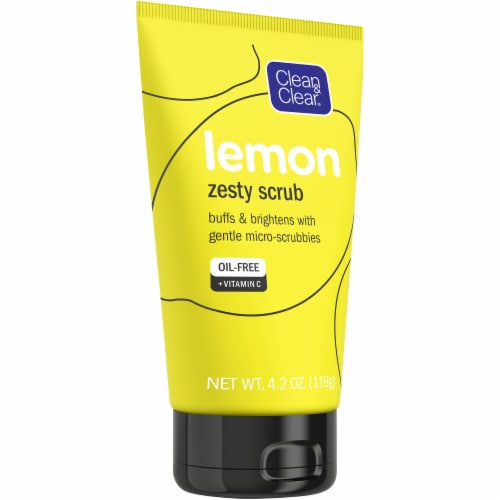 Clean & Clear Lemon Zesty Facial Scrub Perspective: left