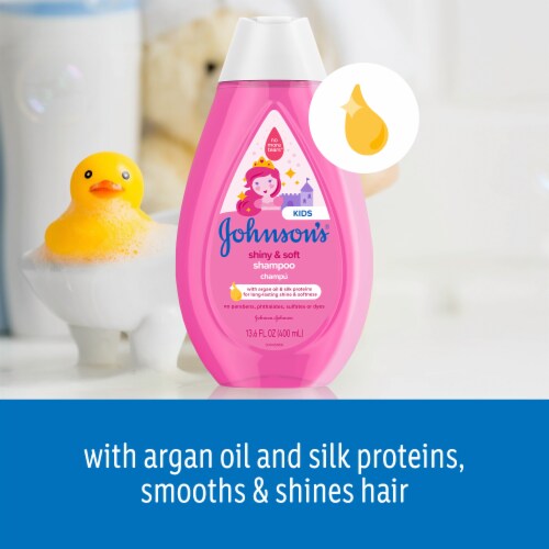 Johnson's Shiny & Soft Shampoo Perspective: left