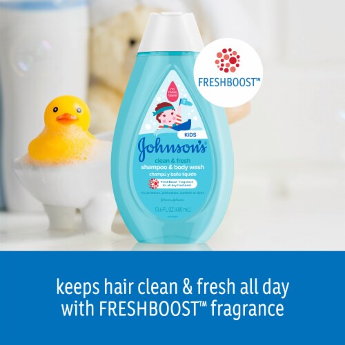 Johnson's Clean & Fresh Shampoo & Body Wash Perspective: left